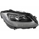 Mercedes C-Class 2014-2019 Black Inner Halogen Head Lamp Unit Driver Side
